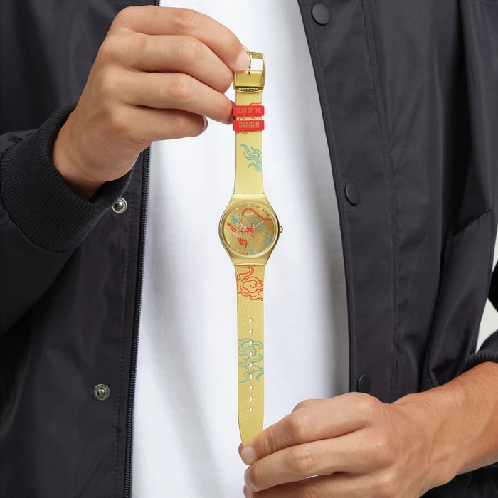 Swatch DRAGON IN Goudkleurig SYXZ104