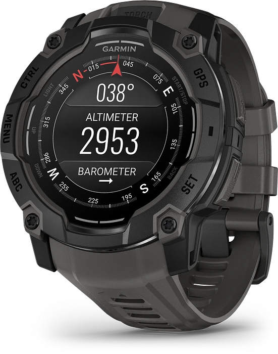 Garmin Instinct 3 Instinct 3, 50mm,AMOLED, Black Bezel with Charcoal Band 010-03020-00 Garmin Instinct 3 Instinct 3, 50mm,AMOLED, Black Bezel with Charcoal Band 010-03020-00