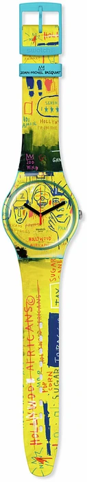 Swatch HOLLYWOOD AFRICANS BY JM BASQUIAT SUOZ354 Swatch HOLLYWOOD AFRICANS BY JM BASQUIAT SUOZ354