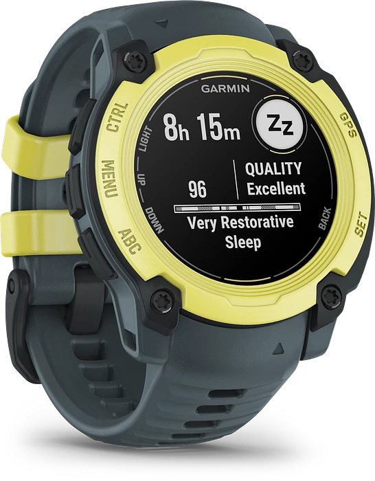 Garmin Instinct E, 40 mm, Electric Lime Bezel w/ Twilight Band 010-02932-01 Garmin Instinct E, 40 mm, Electric Lime Bezel w/ Twilight Band 010-02932-01