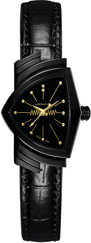 Hamilton Ventura S Black Quartz H24201730