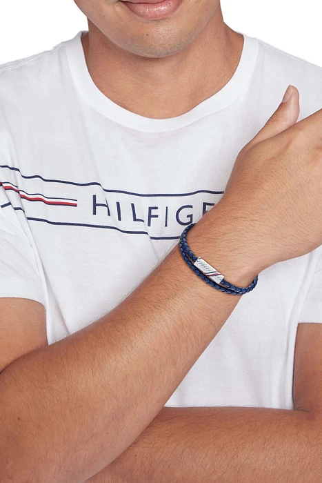 Tommy Hilfiger TJ2790470 Armband Heren Blauw 19cm Tommy Hilfiger TJ2790470 Armband Heren Blauw 19cm