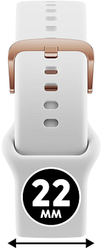 Ice Watch Smart 021419 WHITE ROSE Goudkleurig 22mm Band