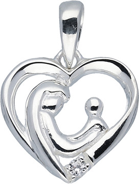 Silver Lining Hanger Familie 1 Kind CZ Zilver 120.0946.00