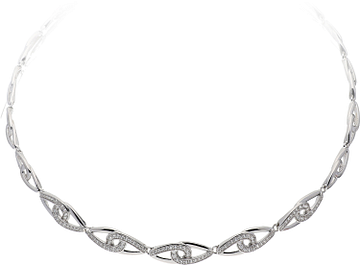 Silver Lining Choker Glans CZ 925 Rd 103.6081.42