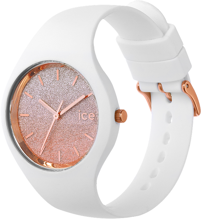 Ice Watch ICE lo - White pink - S 37mm - 024519 Ice Watch ICE lo - White pink - S 37mm - 024519
