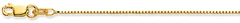 Glow Lengte collier - Venetiaan - 0.9mm - 50cm - Goud - 3.4gr 201.1150