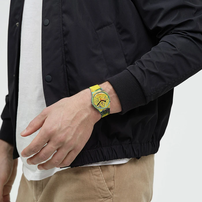 Swatch HOLLYWOOD AFRICANS BY JM BASQUIAT SUOZ354 Swatch HOLLYWOOD AFRICANS BY JM BASQUIAT SUOZ354