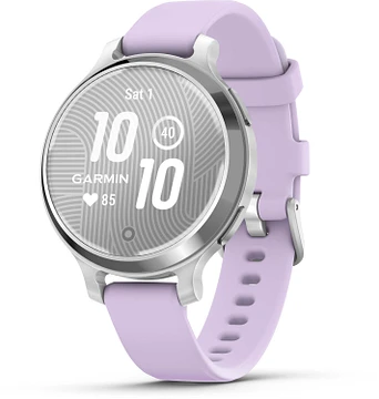 Garmin Lily® 2 Active Zilver met Purple Jasmine siliconen bandje 010-02891-01