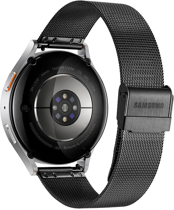 Samsung Galaxy Watch 7 44mm Zilver/Zwart mesh SA.L310SBRM Samsung Galaxy Watch 7 44mm Zilver/Zwart mesh SA.L310SBRM