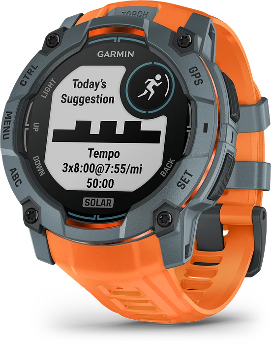 Garmin Instinct 3, 50mm, Solar, Spark Orange Bezel w/Spark Orange Band 010-02935-01 Garmin Instinct 3, 50mm, Solar, Spark Orange Bezel w/Spark Orange Band 010-02935-01