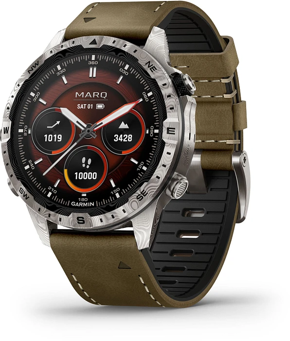 Garmin MARQ Adventurer (Gen 2) - Damascus Steel Edition 010-03393-31 Garmin MARQ Adventurer (Gen 2) - Damascus Steel Edition 010-03393-31