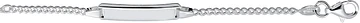 Lilly Kindplaatarmband Gourmet Recht 925 104.0707.11