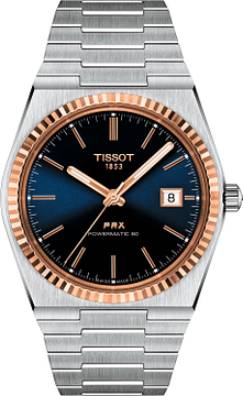 Tissot PRX Powermatic 80 Steel & 18K Gold Bezel T9314074104100