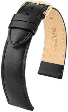 HIRSCH CORSE M BLACK LEATHER Gold