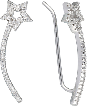 Silver Lining Earcuffs Ster Pave CZ Zilver Rd 106.0941.00