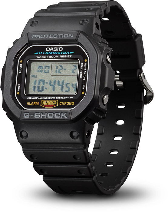G-Shock Classic Style DW-5600E-1VER Watch • EAN: 4971850856436 •
