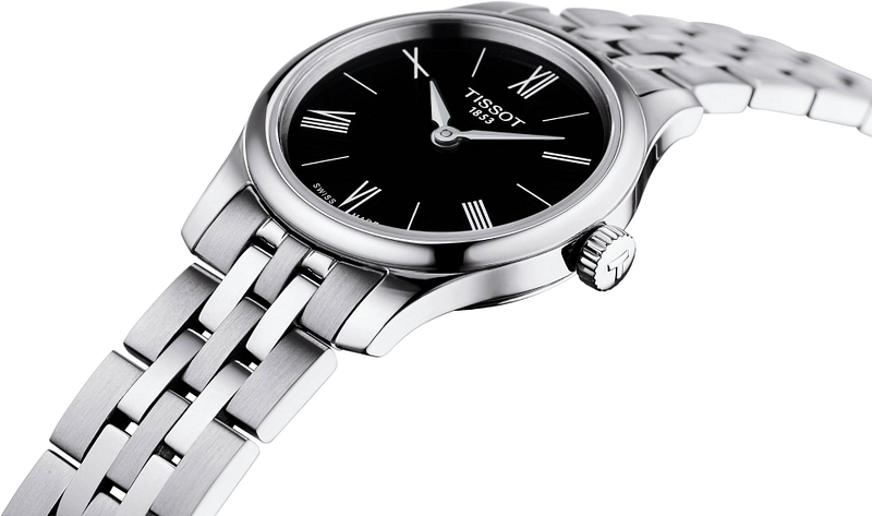 アナログ腕時計 [Tissot] Tradition 5.5 Lady Tissot Tradition 5.5 Quartz Ladies Watch, Black Dial