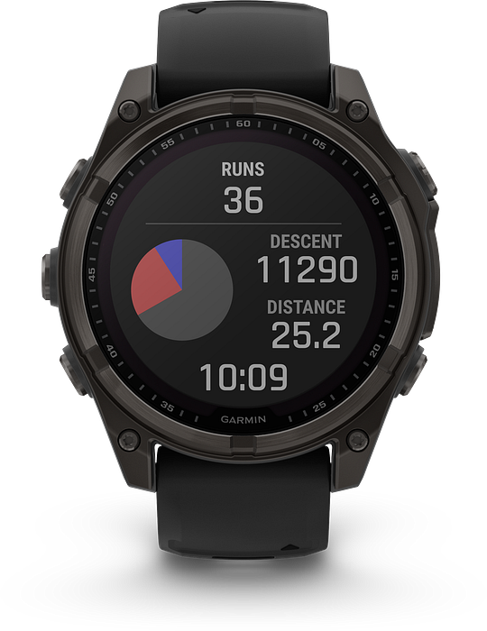 Garmin Fenix 8 010 02906 11 47 mm Solar Sapphire Sapphire Carbon grey DLC titanium met