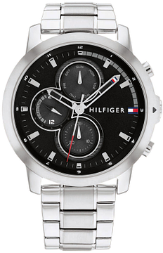 Tommy Hilfiger TH1792048 Horloge Heren Zilverkleurig 46mm