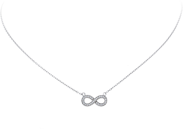 Silver Lining Collier infinity CZ 925 102.1066.43