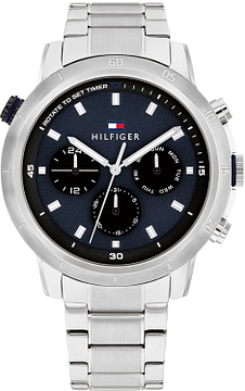 Tommy Hilfiger TH1792104 Horloge Heren Zilverkleurig 46mm