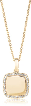 Sif Jakobs FOLLINA QUADRATO PENDANT SJ-P3774-CZ-YG-45