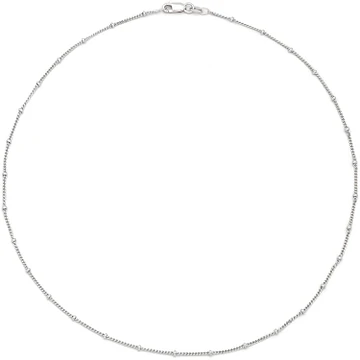 Zilverkleurig Lining Schakelcollier Anker 1.3mm 925 102.1360.45