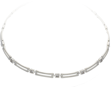 Silver Lining Choker Deluxe Mat/Glans 925 103.0431.43