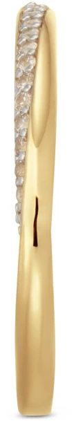 Glow Ring Simpel Twist CZ 585 214.2041 Glow Ring Simpel Twist CZ 585 214.2041
