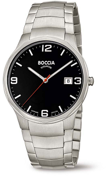 Boccia Titanium 3656-02 Heren Horloge 38mm
