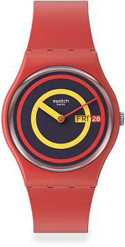 Swatch The Originals SO28R702 Concentric Red