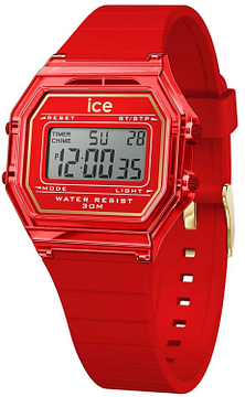 ICE watch digit retro - Red passion - Clear - Small 022885