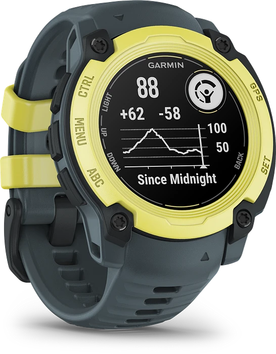 Garmin Instinct E, 40 mm, Electric Lime Bezel w/ Twilight Band 010-02932-01 Garmin Instinct E, 40 mm, Electric Lime Bezel w/ Twilight Band 010-02932-01