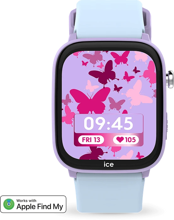 ICE Watch smart junior 3.0 - Find My - Purple - Soft blue - 1.75 024550 ICE Watch smart junior 3.0 - Find My - Purple - Soft blue - 1.75 024550