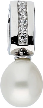 Zilverkleurig Lining Cliphanger Parel Zilver Rd 120.0253.00