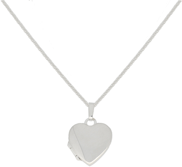 Silver Lining Collier met medaillon hart 925! 102.1148.45