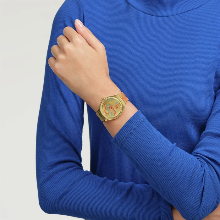 Swatch DRAGON IN Goudkleurig SYXZ104