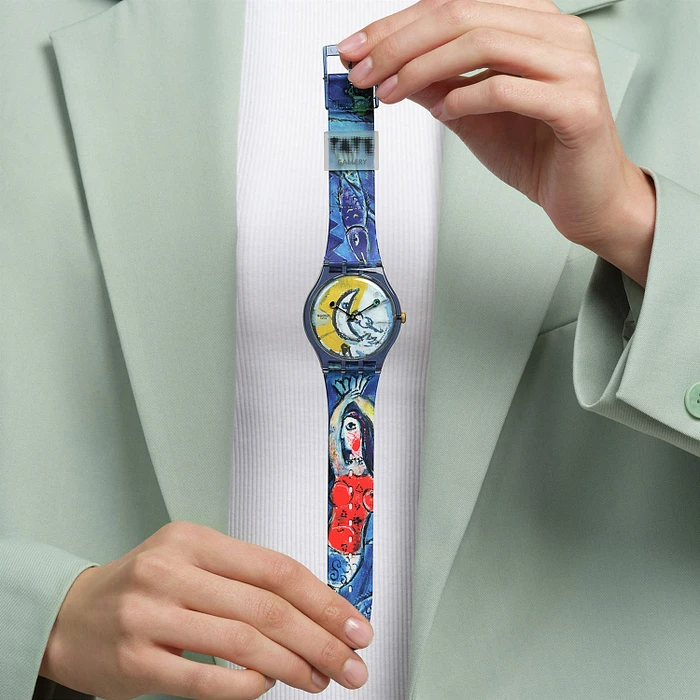 Swatch CHAGALL'S BLUE CIRCUS SUOZ365 Swatch CHAGALL'S BLUE CIRCUS SUOZ365