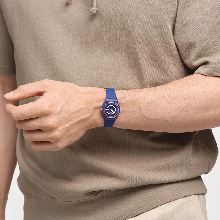 Swatch SWATCH BLUE TO BASICS SO28N703 Swatch SWATCH BLUE TO BASICS SO28N703
