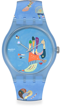 Swatch BLUE SKY, BY VASSILY KANDINSKY SUOZ342