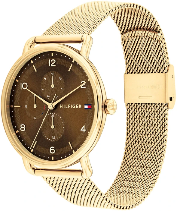 Tommy Hilfiger TH1782663 Horloge Dames Goudkleurig 40mm Tommy Hilfiger TH1782663 Horloge Dames Goudkleurig 40mm