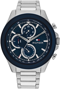 Tommy Hilfiger TH1792080 Horloge Heren Zilverkleurig 46mm