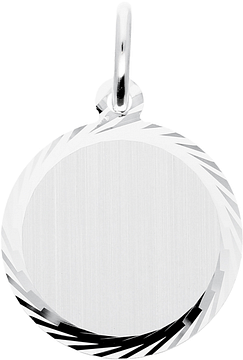 Silver Lining Graveerplaatje Rond 14mm Zilver 142.0034.14