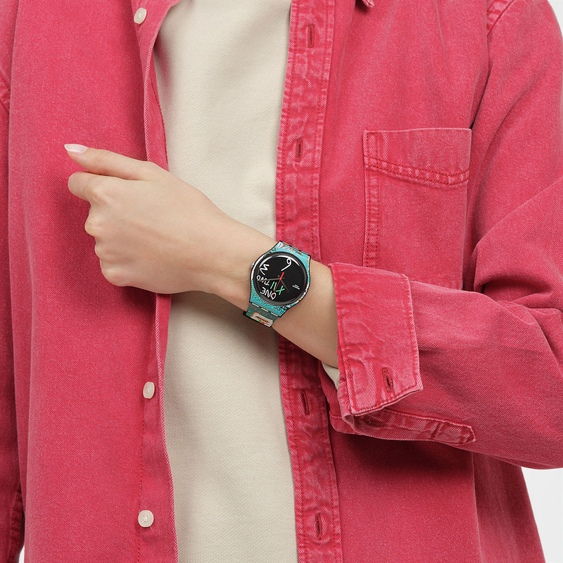時計 Swatch watch SO28Z125 - DRAGON IN WAVES - Swatch® Official Store