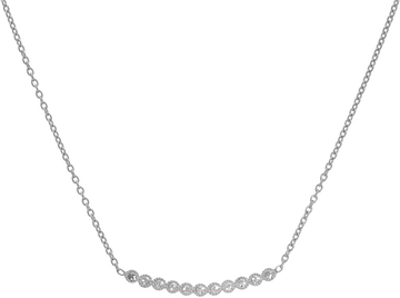 Silver Lining Collier 11 Dots CZ 925 Rd 102.1032.45