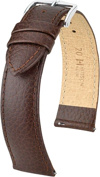 HIRSCH KANSAS M BROWN CALF Zilverkleurig