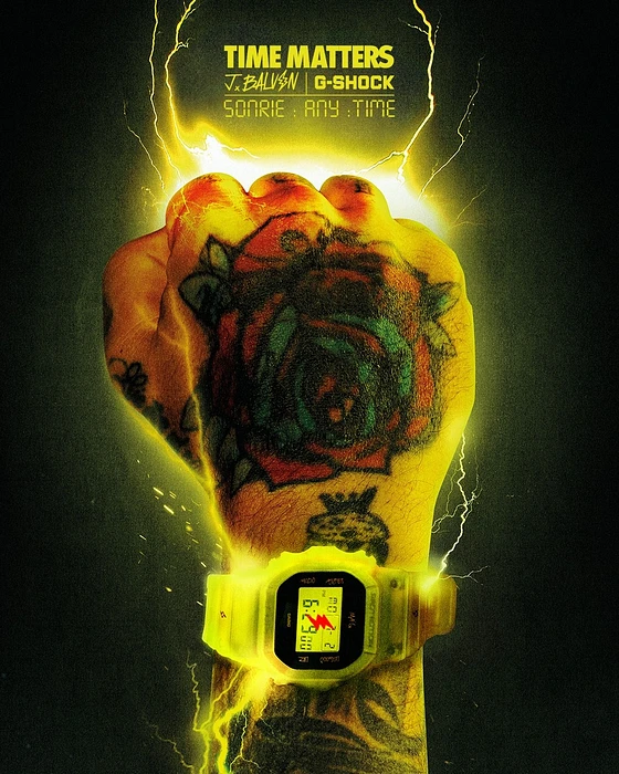 Casio G-Shock x J Balvin Edition DWE-5600JB-1A9ER Casio G-Shock x J Balvin Edition DWE-5600JB-1A9ER