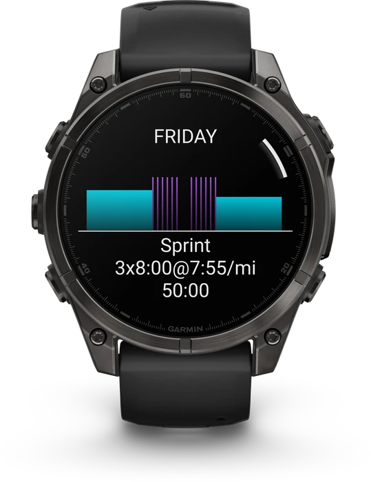 Garmin Fenix 8 - 010-02904-21 - 47 mm, AMOLED Sapphire, Carbon grey DLC-titanium met zwarte/pebble grey siliconen band Garmin Fenix 8 - 010-02904-21 - 47 mm, AMOLED Sapphire, Carbon grey DLC-titanium met zwarte/pebble grey siliconen band