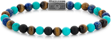 Rebel & Rose Silverbead Mix Turquoise 925 - 6mm RR-6S006-S